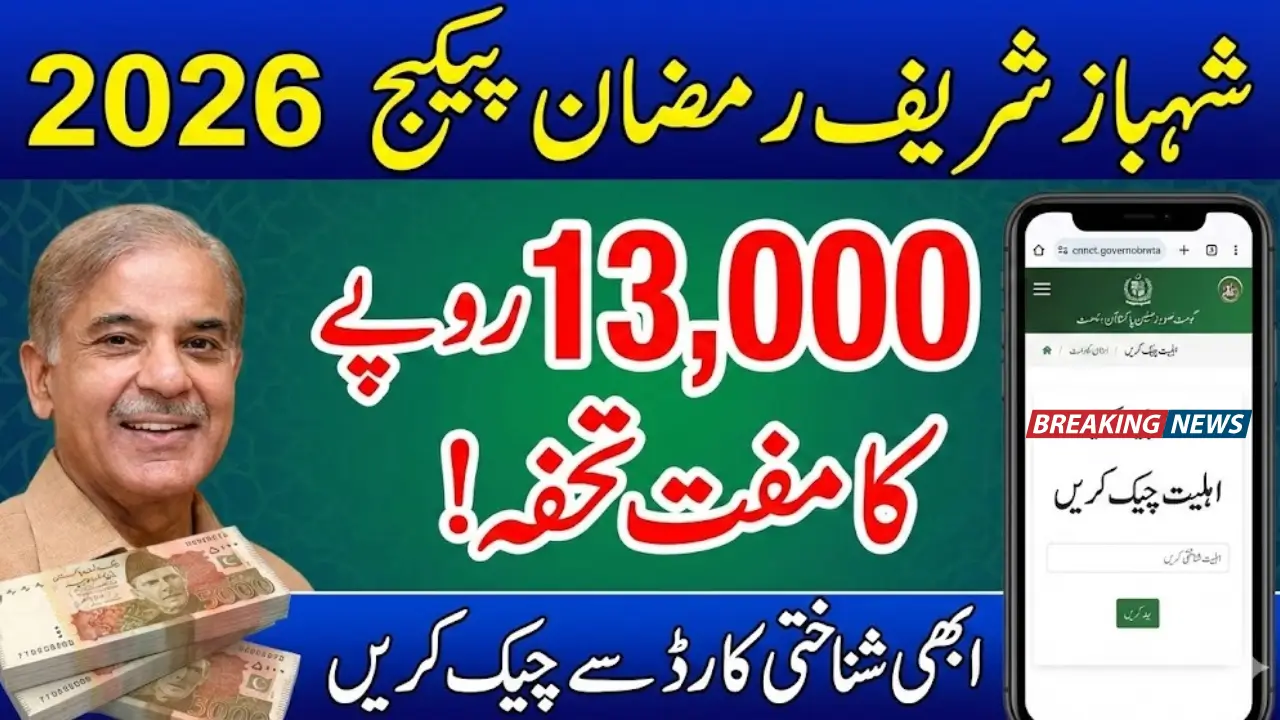 Shahbaz Sharif Ramzan Package Registration Via pmrrp.nitb.gov.pk & Eligibility Check