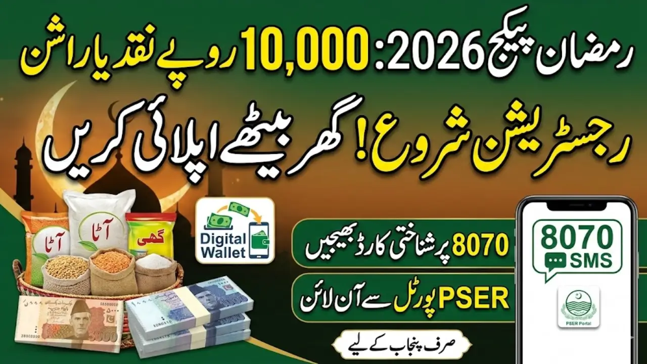 Digital Wallet Ramzan Package 2026 Registration Through PSER Portal