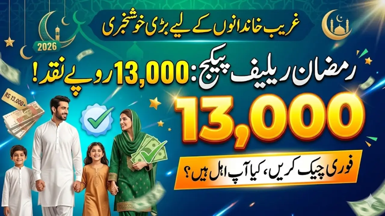 Hukumat Pakistan Relief Package How Will the Rs 13,000 Payment Be Distributed?