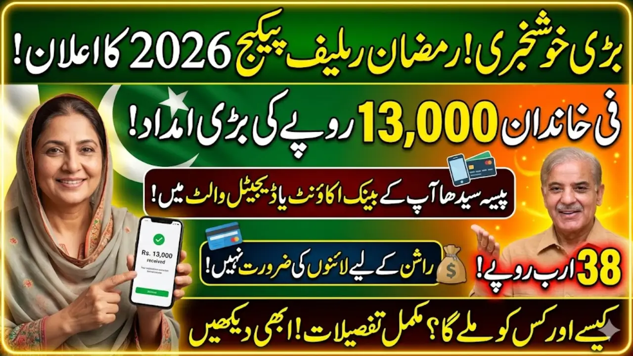 Prime Minister Shehbaz Sharif on Saturday Announced Ramazan Relief Package