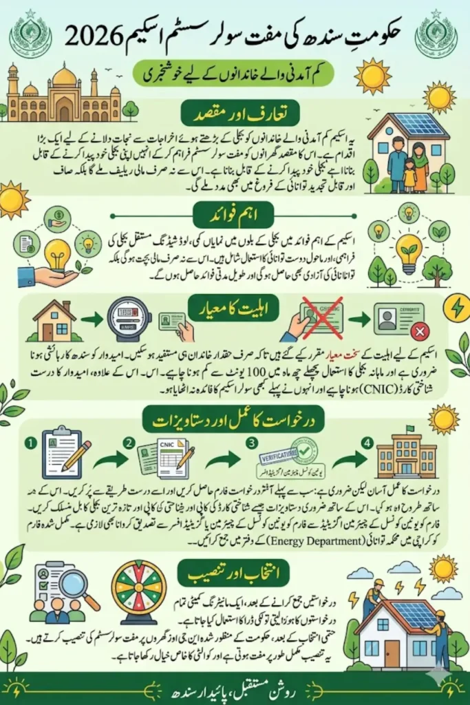 Sindh Government’s Free Solar System Scheme Check Complete Online Apply Process 