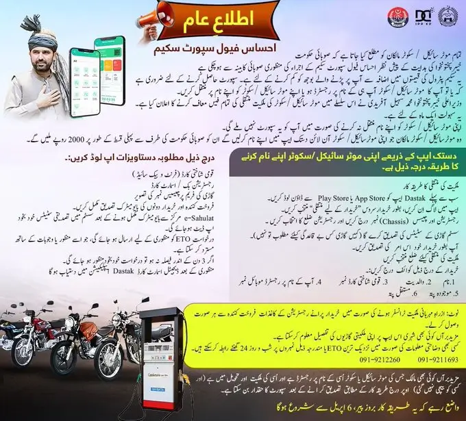 Khyber Pakhtunkhwa Government launched Imran Khan Ehsaas Fuel Scheme